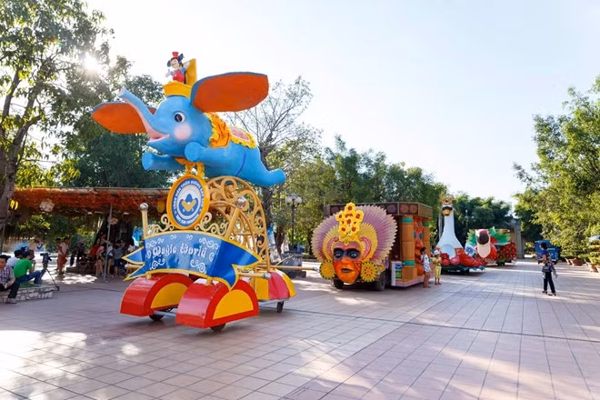 Thời gian diễn ra lễ hội hóa trang tại công viên Thiên đường Bảo Sơn bắt đầu từ ngày 3 - 5 Tết Âm Lịch tức ngày (30/1 - 1/2).