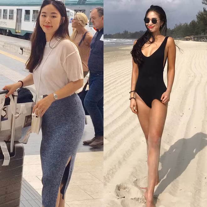 Chăm chỉ đến phòng gym và áp dụng một chế độ ăn nghiêm ngặt, từ một cô nàng tròn trịa, @gooniini bỗng chốc trở thành mỹ nhân vô cùng xinh đẹp đến thẫn thờ.