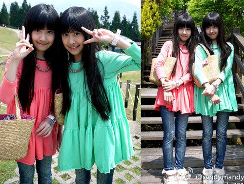 Trang fanpage Facebook của hai cô bé có hơn 1,5 triệu người theo dõi.