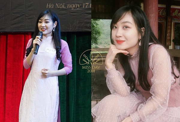 Thí sinh Nguyễn Thị Mỹ Hạnh - TA42A duyên dáng, đáng yêu