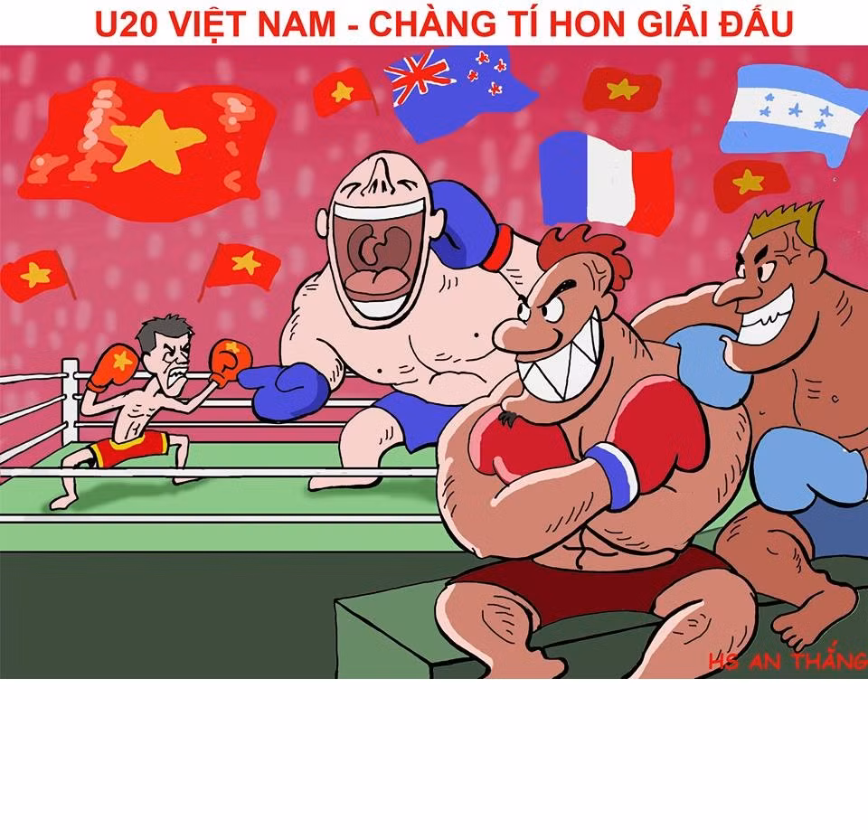 Dù phải đối đầu với những gã khổng lồ như Pháp, Honduras hay New Zealand nhưng Việt Nam vẫn là chàng tí hon đầy sức mạnh.