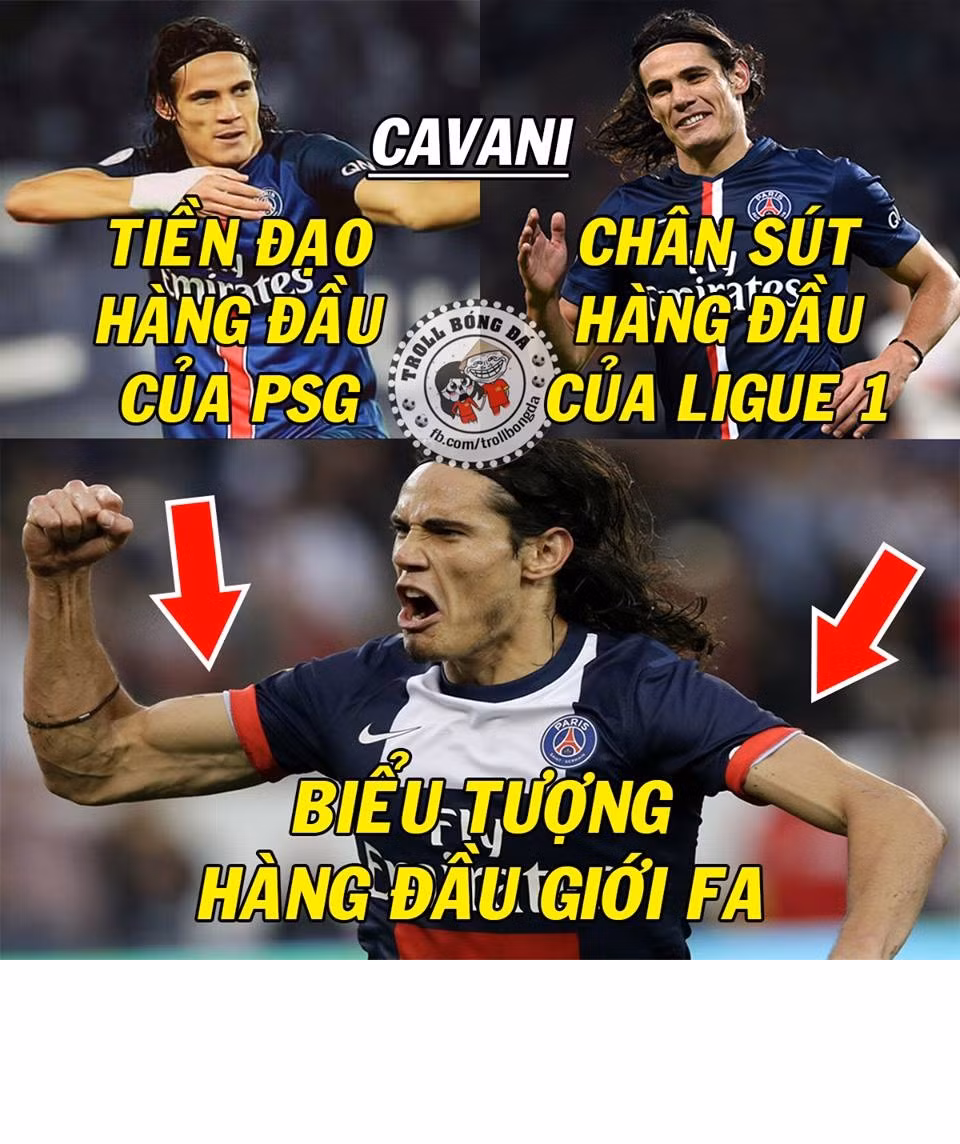 Sau khi chiêm ngưỡng bức ảnh chụp của Edison Cavani, dân mạng đã nhận ra một chân lý mới.