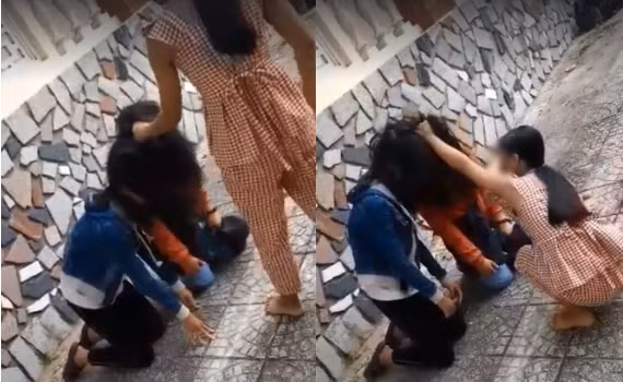 Mang XH xon xao nu sinh lop 6 Quang Ngai bi danh, bat quy