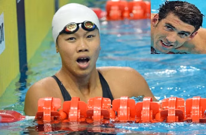 Người hùng trong lòng của Ánh Viên là Michael Phelps, kình ngư nổi tiếng người Mỹ. Do tập huấn tại Mỹ, cô thường xuyên gặp thần tượng của mình và xem anh là động lực lớn để hướng đến những thành tích cao hơn trong sự nghiệp. Cả hai đều có điểm chung là sải tay dài hơn rất nhiều so với chiều cao của cơ thể mình.