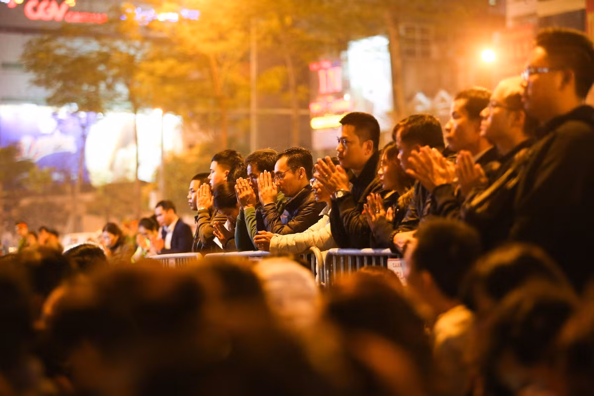 Ngày 14-15/1 âm lịch, chùa Phúc Khánh làm lễ cầu an cho các gia đình, giải hạn sao Thái Bạch, dự kiến các khóa lễ còn đông hơn hôm nay.