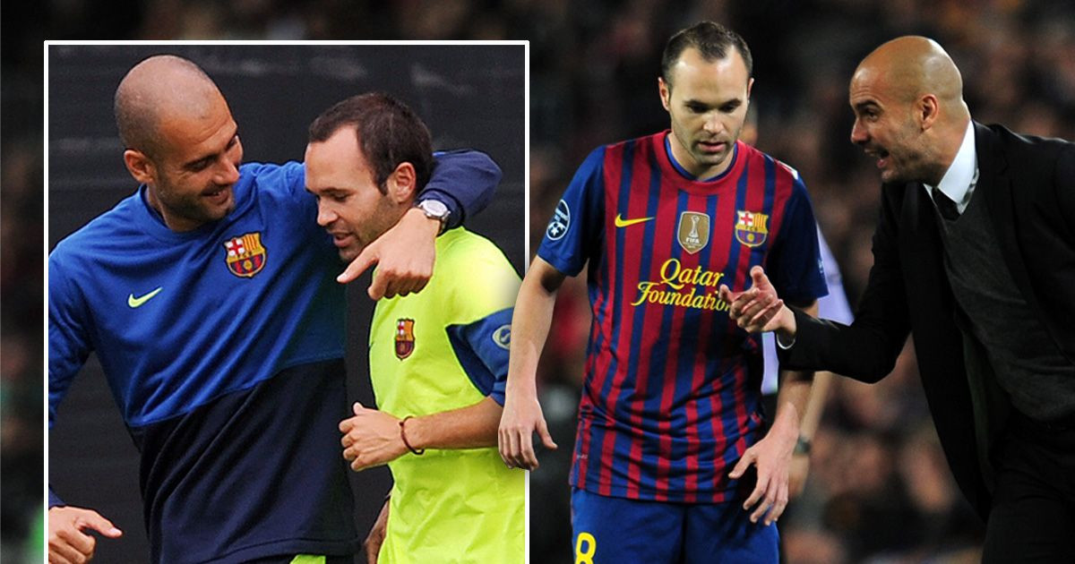 Guardiola dự định gây sốc với việc mời cựu binh Andres Iniesta về sân Etihad trong kỳ chuyển nhượng hè tới. Ảnh: Manchester Evening News.