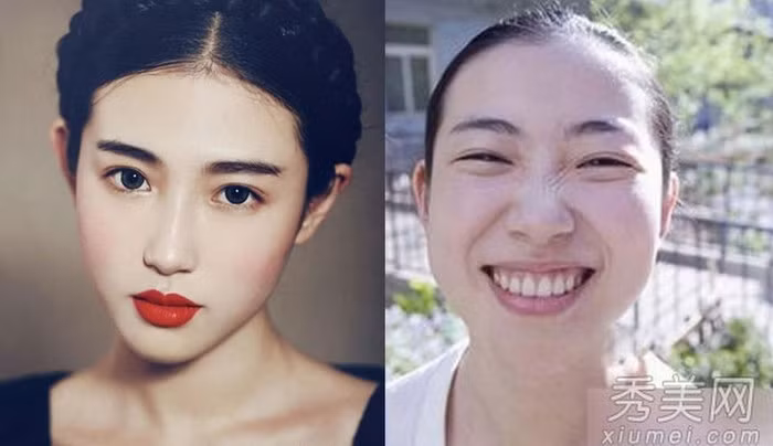 Trương Tân Uyển- biểu tượng nhan sắc đẹp như tranh vẽ của cộng đồng mạng xứ Trung cũng biến thành người khác khi lộ diện mặt mộc. Nhiều người bày tỏ sự thất vọng tột độ khi ngắm bức ảnh mặt thật của cô.