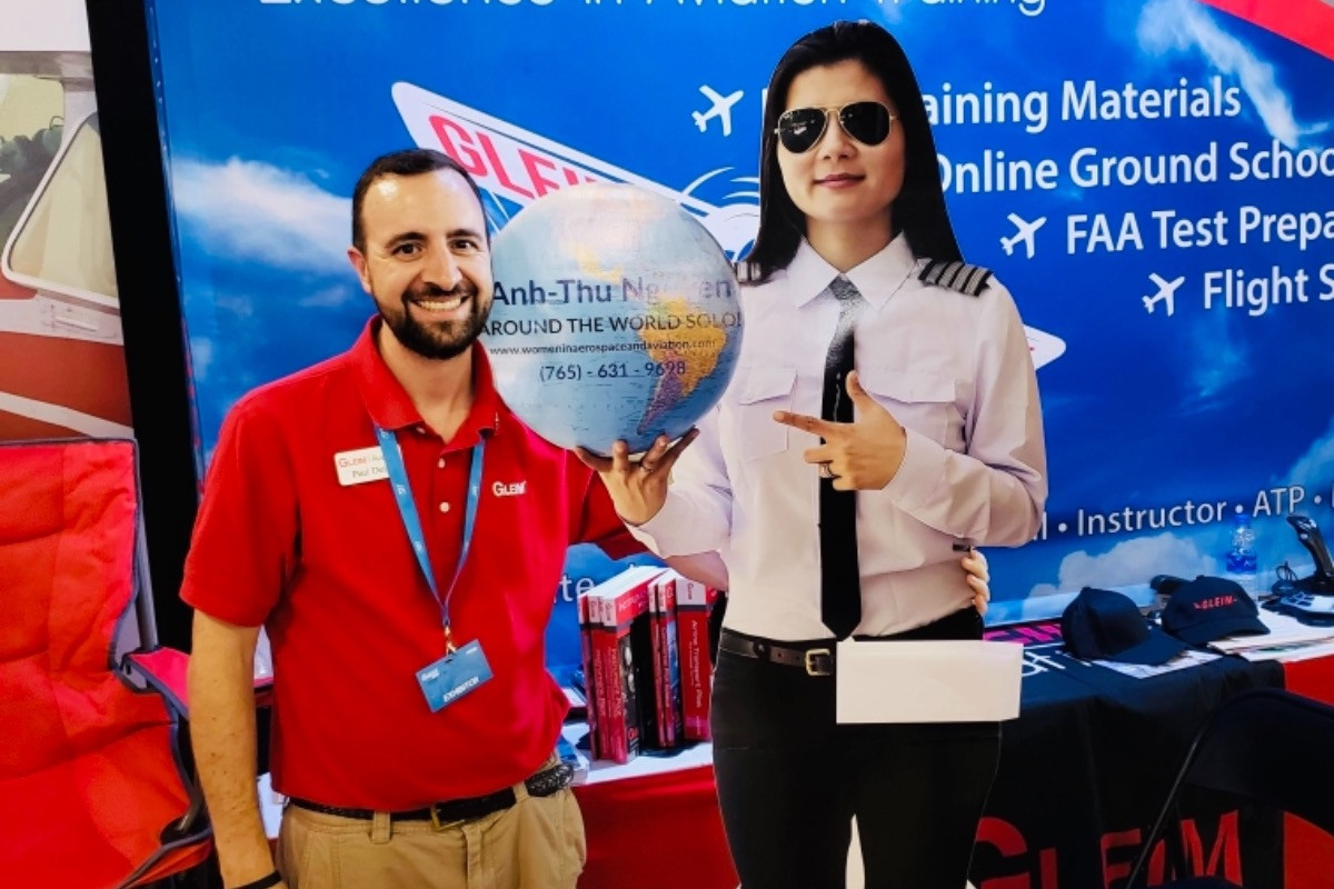 Năm 2017, Anh Thu đã trở thành giảng viên của trường đào tạo phi công AOPA tại bang Maryland, Mỹ.