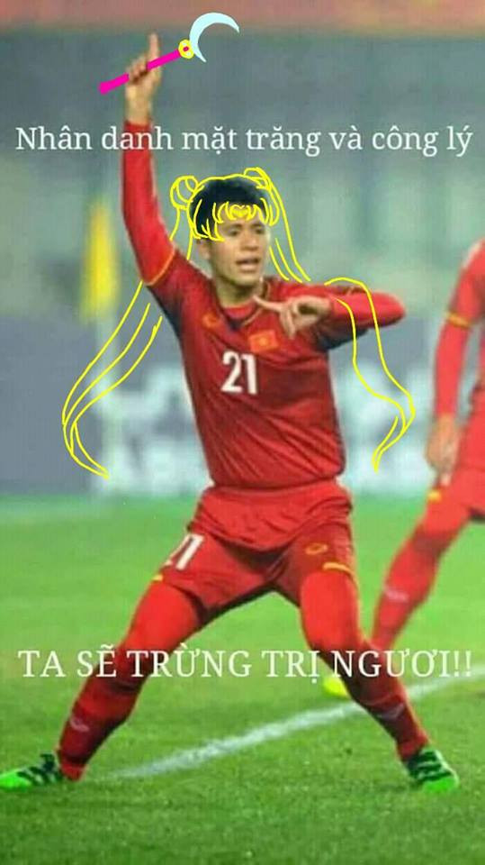 Bức ảnh ảnh hóa Thủy thủ Mặt trăng của Đình Trọng đã được CĐM chia sẻ rất nhiều trong những ngày qua và nó trở thành avatar của không ít fan của Trọng "sơ-vin".