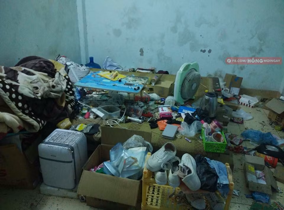 Cảnh tượng trước khi chuyển phòng của một thành phần "cao thủ ở bẩn".