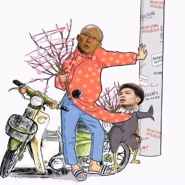 Những bức ảnh hài hước về các cầu thủ đội tuyển Việt Nam khiến dân mạng thích thú và truyền tay nhau.