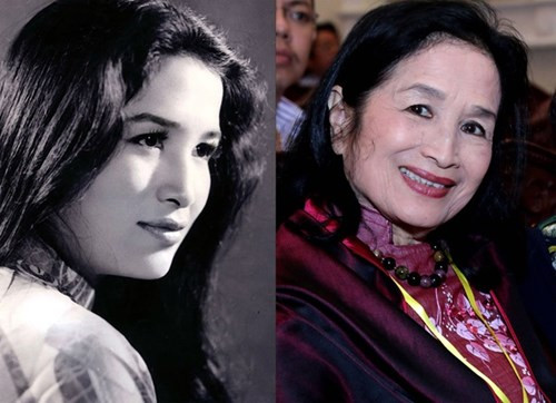 NSND Trà Giang là một trong những giai nhân màn ảnh Việt Nam. Bà thuộc thế hệ sinh viên khóa một của Đại học Điện ảnh Việt Nam. Bộ phim đầu tiên Trà Giang tham gia là Một ngày đầu thu năm 1961. Năm 1962, nữ diễn viên đóng chị Tư Hậu trong bộ phim cùng tên, mang về cho bà Huy chương bạc Liên hoan Phim Quốc tế Moskva cùng danh tiếng trong làng điện ảnh. Hàng loạt phim sau đó lưu dấu ấn của Trà Giang như Vĩ tuyến 17 ngày và đêm(giải "Nữ diễn viên xuất sắc" tại Liên hoan Phim Quốc tế Moskva), Bài ca ra trận, Em bé Hà Nội, Ngày lễ thánh... NSND Trà Giang năm nay 73 tuổi. Bà không còn diễn xuất nhưng vẫn tích cực tham gia các hoạt động nghệ thuật. Trong hình phải, nữ nghệ sĩ tới một sự kiện của Hội Điện ảnh TP HCM hồi tháng 6.