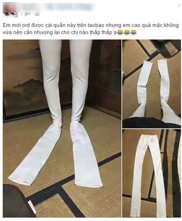 Xoan cũng chia sẻ về sự ra đời của bức ảnh "cute" này: "Chiếc váy đó là do mình mua trên mạng, lúc mua trong ảnh nó không dài như thế. Mình cao 1m68 mặc còn dài đến gót chân nữa thì thử hỏi mấy bạn 3 mét bẻ đôi mặc sẽ như thế nào?".