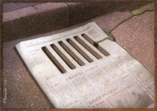 Những tờ báo không chính thống hay còn gọi là báo lá cải chứa đựng những thông tin như rác thải. Vậy nên hãy biết chọn báo để đọc và chắt lọc những thông tin từ những tờ báo đó.