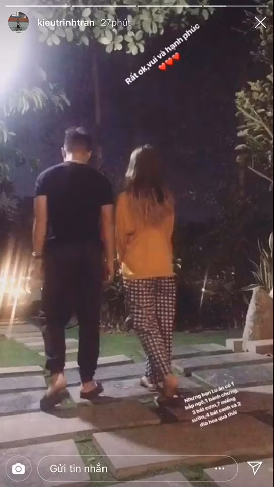 Tin đồn việc tình cảm của Quang Hải và người yêu sứt mẻ bắt đầu từ việc dân mạng không thấy Nhật Lê không đăng tải status chúc mừng bạn trai, không có mặt trên sân Mỹ Đình vào trận chung kết.