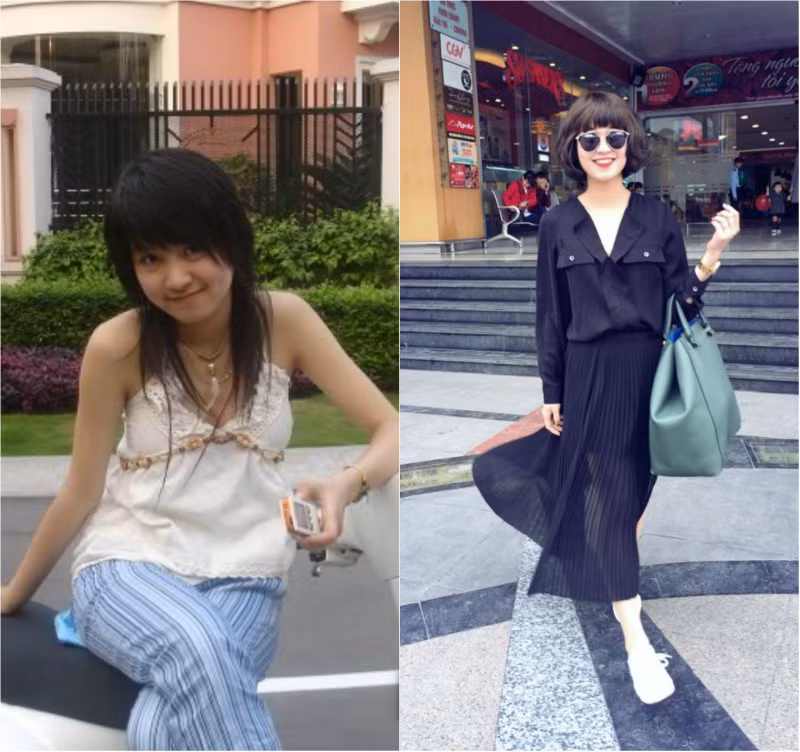 Những năm 2005- 2006, Mi Vân nổi lên như một "hiện tượng lạ" với những hình ảnh tự sướng siêu dễ thương, đôi mắt tròn, làn da trắng cùng cặp má lúm đồng tiền. Giờ đây, bà mẹ một con 27 tuổi không còn xuất hiện rầm rộ nữa, nhưng gương mặt với những đường nét hoàn hảo của Mi Vân không hề thay đổi. Cô vẫn đẹp không tì vết dù cách chụp ảnh không còn "chu môi, phồng má" như trước đây.