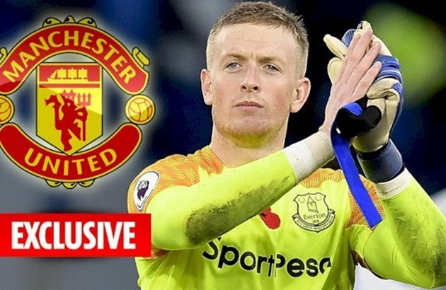 Trang tin uy tín ESPN cho hay, trước viễn cảnh mất David de Gea khi thủ thành người Tây Ban Nha sắp đáo hạn hợp đồng, MU chiều mộ Jordan Pickford với giá 70 triệu bảng.