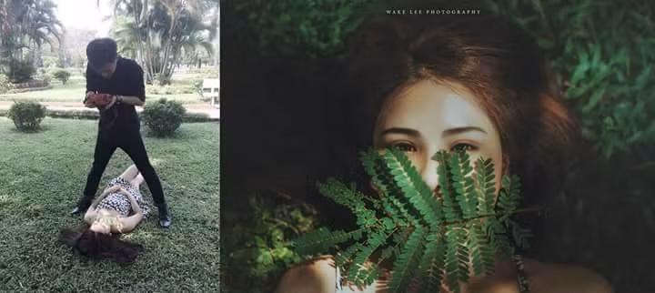 Mới đây trên mạng xã hội, các dân mạng đã tập hợp những bức ảnh hậu trường mang tên "lăn xả vì nghệ thuật" để phô bày những nỗi khổ để có một bức ảnh sống ảo đẹp của giới trẻ.