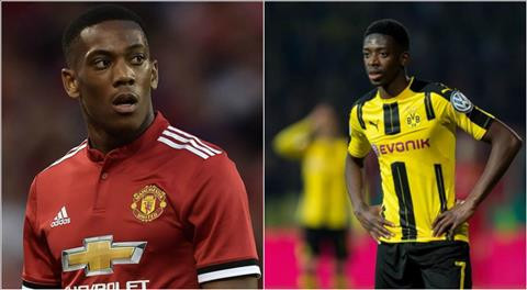 Theo Don Balon, Jose Mourinho rất muốn có Dembele và sẵn sàng trả Barca tiền cộng thêm tiền đạo Martial để đổi lấy ngôi sao người Pháp.