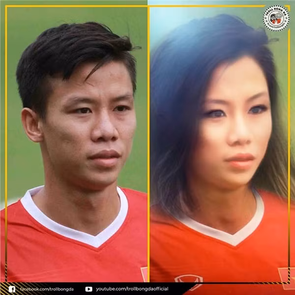 Bộ ảnh cầu thủ ĐT Việt Nam giả gái ngay sau khi xuất hiện đã trở thành spotlight trên MXH và được CĐM truyền tay nhau với tốc độ ánh sáng.