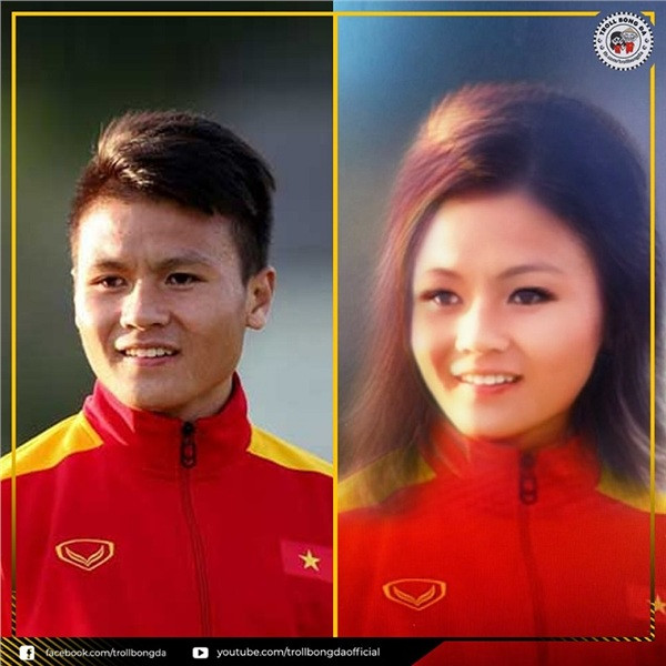 Nếu như Văn Lâm vẫn giữ nguyên nét lai Tây với đôi mắt xanh, thì Đình Trọng, Quế Ngọc Hải lại gây thương nhớ với ngoại hình đằm thắm, mặn mà.