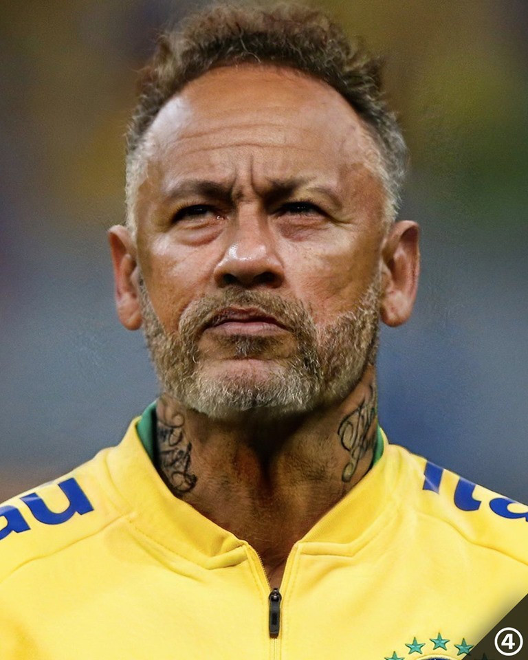 Diện mạo Neymar khi về già dù da đã nhăn nheo nhưng khí chất vẫn còn nguyên.