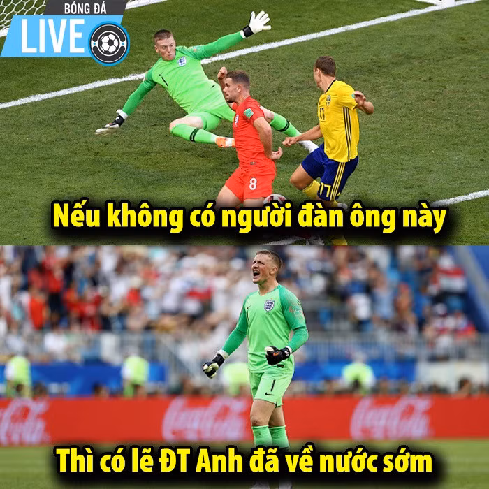 Pickford xuất sắc đưa ĐT Anh vào bán kết World Cup 2018.