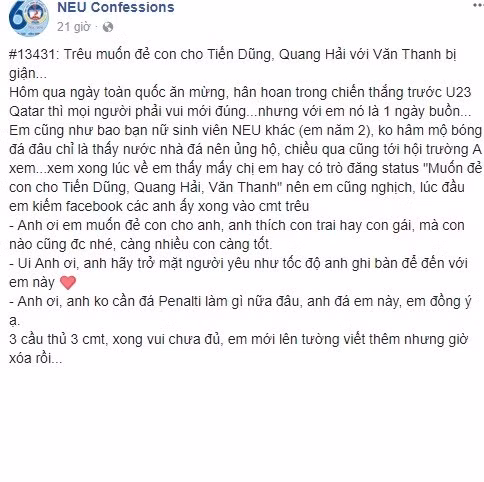 Lắm chuyện bi hài của các cô nàng vì quá cuồng U23 Việt Nam mà bị người yêu giận.