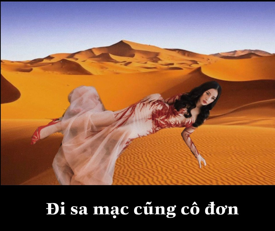 ĐI giữa sa mạc cô đơn quá, ai đi cùng Chi Pu.