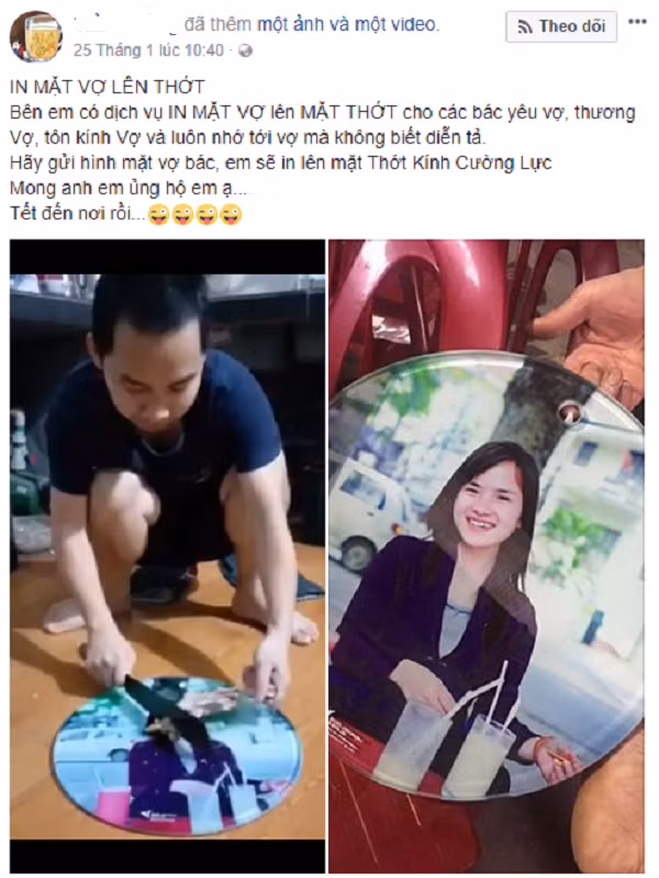 Dịch vụ in mặt vợ lên thớt.