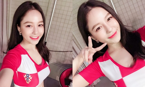 Trâm Anh đại diện cho đội tuyển Croatia.