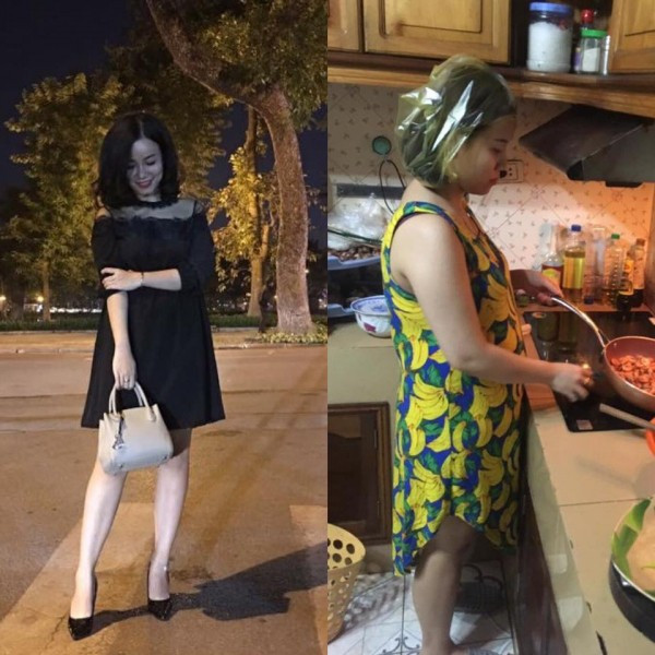 Trên các trang mạng xã hội, nhiều hội chị em thường truyền tai nhau rằng: "Khi là con gái và khi có bầu, phụ nữ khác nhau một trời một vực", điều này thể hiện rất rõ ràng qua trào lưu mới của bà mẹ bỉm sữa đó là khoe ảnh thời còn son trẻ và khi mang bầu.