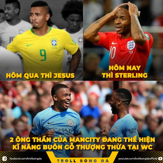 Sự vô duyên của Sterling còn "lây truyền" sang đồng đội cùng CLB Man City của anh là Jesus khi cầu thủ này cũng tỏ rõ sự "kém duyên" của mình trong màu áo của ĐT Brazil.