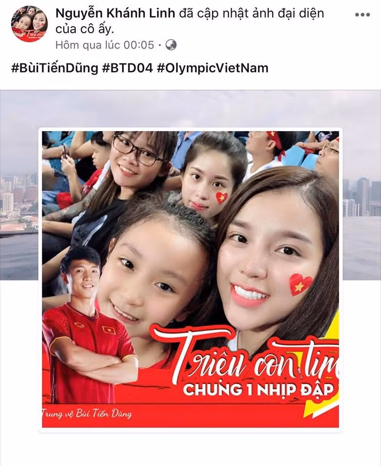 Co ban gai tin don cua “buc tuong sat” Olympic Viet Nam gay bao mang