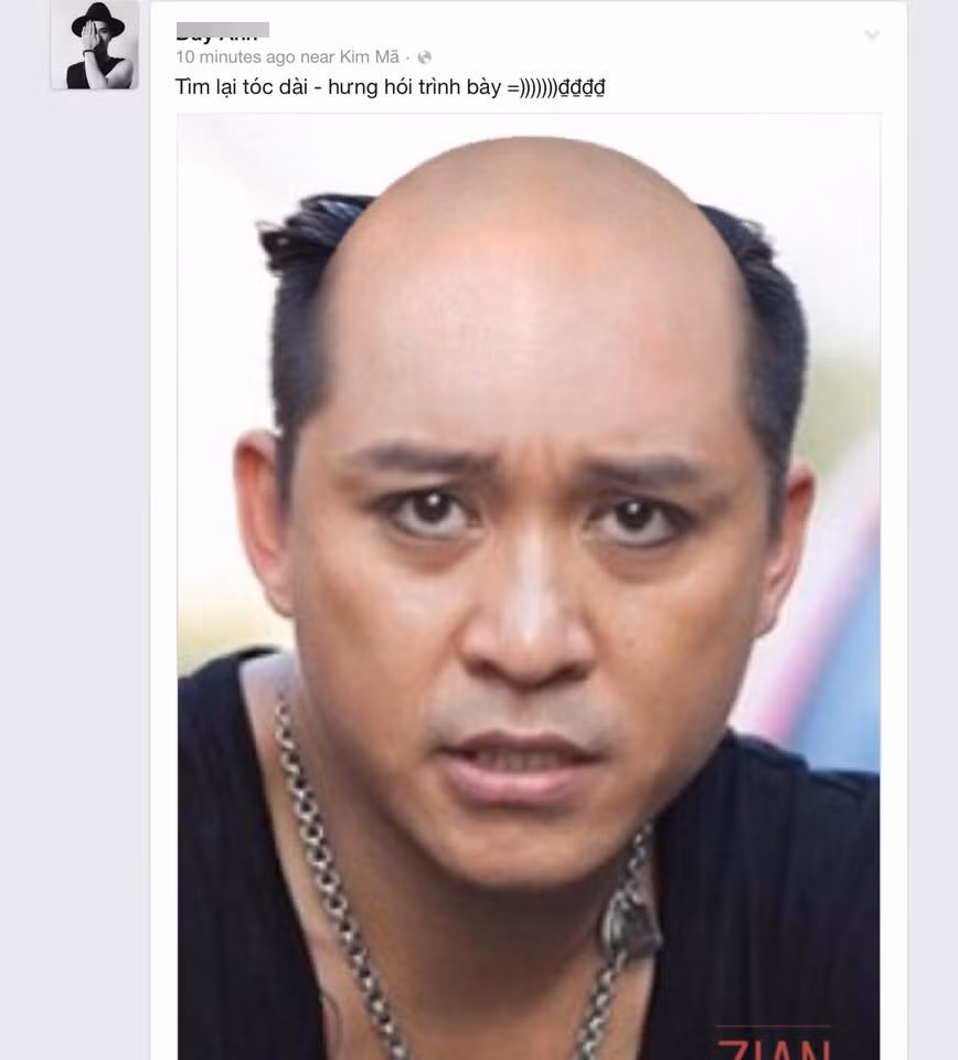 Trong bức ảnh này nhìn ca sĩ Tuấn Hưng chẳng khác nào một võ sĩ kiếm đạo Nhật Bản hay xuất hiện trong phim cổ trang của đất nước mặt trời mọc.