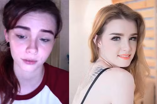 Tuy nhiên, một số bức ảnh của cô nàng thiên thần lai này được các "thánh mạng" mò ra đã khiến nhiều người phải phát hoảng khi biết Jessie Vard là tác phẩm của thẩm mỹ viện.