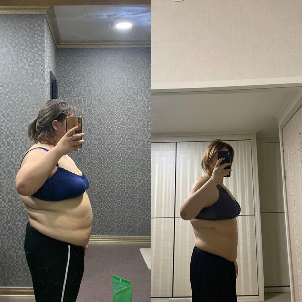 Không chọn phương pháp hút mỡ nhanh gọn lẹ, Soo Bin đã chăm chỉ đến phòng tập với mong muốn thay đổi ngoại hình.