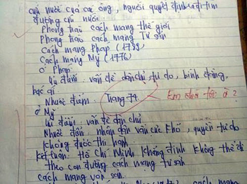 Thậm chí, có giáo viên còn có những lời phê bài kiểm tra của học sinh bằng thơ lục bát khiến CĐM đọc phải ôm bụng cười.