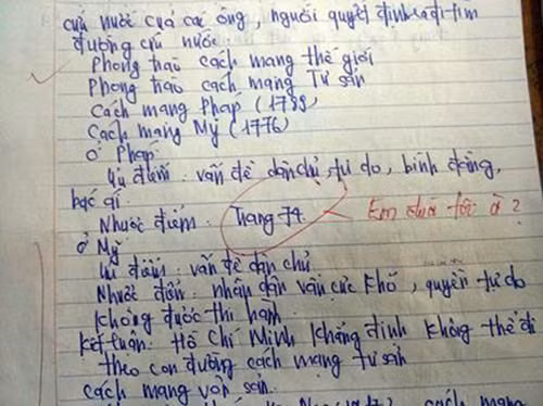Thậm chí, có giáo viên còn có những lời phê bài kiểm tra của học sinh bằng thơ lục bát khiến CĐM đọc phải ôm bụng cười.