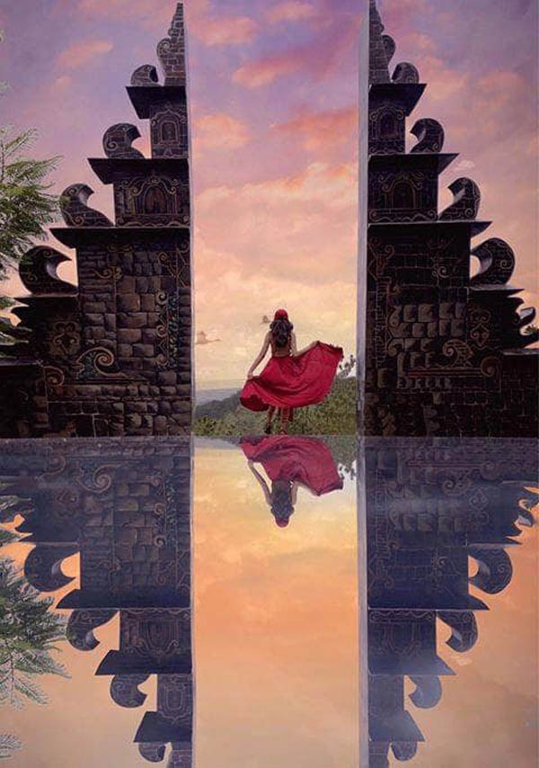 goài cổng trời thì tại khu du lịch nghỉ dưỡng này còn có nhiều góc chụp hình 'chất lừ' khác như vườn mai anh đào, vườn hồng,...