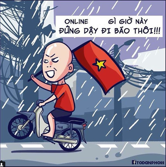 Sau mỗi chiến thắng của các cầu thủ Olympic Việt Nam không chỉ CĐV trong nước mà nhiều dân mạng cũng đổ ra đường ăn mừng bất chấp trời có mưa bão.