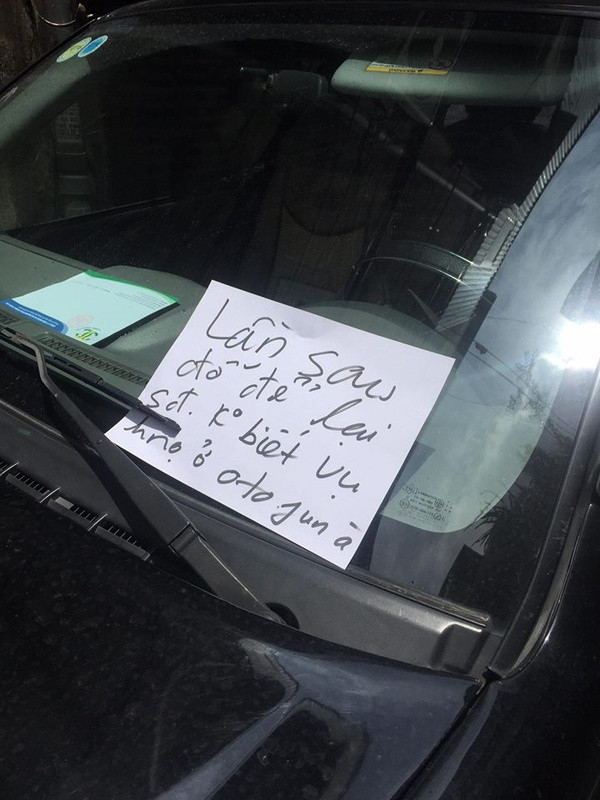 Thậm chí, nhiều dân mạng còn cho rằng đã từng chứng kiến một số trường hợp khi "thủ phạm" quay lại tìm chủ xe đền bù mà được tha thứ.