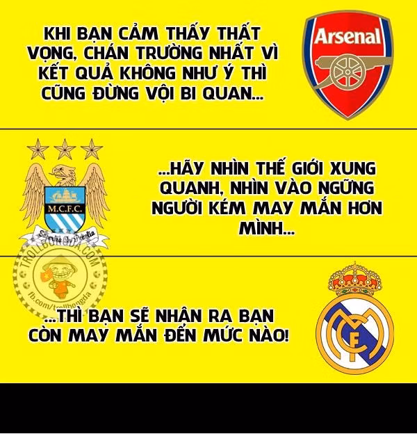 Cách mà Real Madrid, Arsenal và Man City an ủi nhau sau thất bại cuối tuần qua.