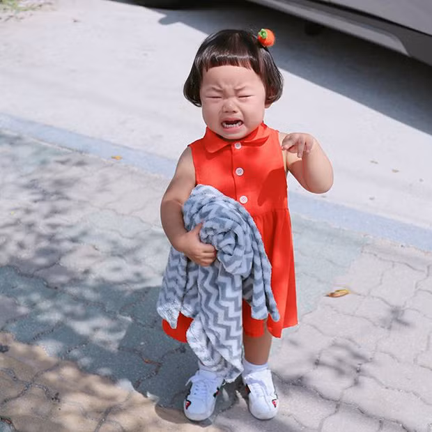 Cùng ngắm nhìn vẻ dễ thương của cô bé tóc gáo dừa đến từ Hàn Quốc. Ảnh trong bài: Instagram nhân vật.