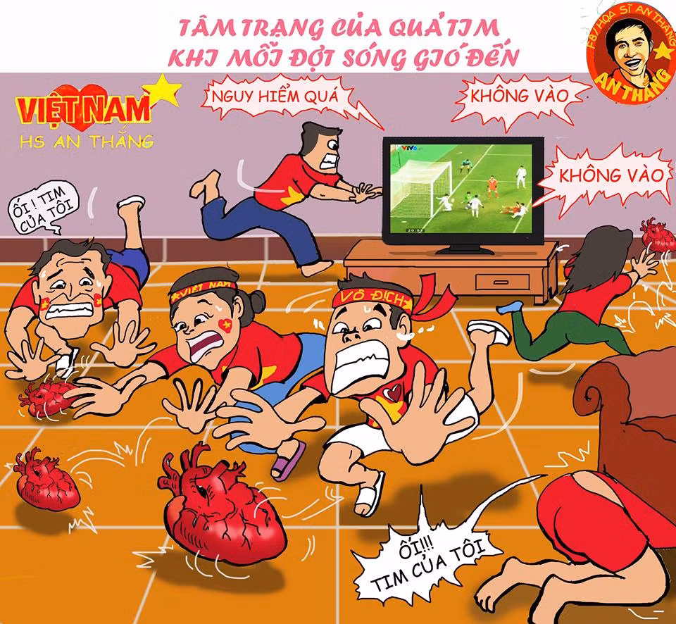 Năm trận đấu đã qua, chúng ta phải trải qua quá nhiều cảm xúc. Mỗi khi đội tuyển U23 Việt Nam hứng chịu những đợt sóng gió, trái tim của các CĐV như bắn ra khỏi lồng ngực