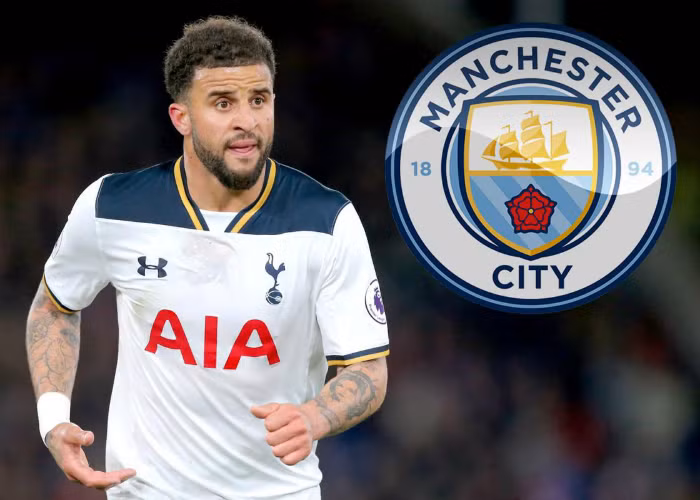 Mất Dani Alves, Man City tăng tốc mua hậu vệ phải: Theo báo chí Anh, Pep Guardiola và ban lãnh đạo Manchester City đang nỗ lực nhằm hoàn tất việc chiêu mộ hậu vệ phải Kyle Walker ngay trong tuần này. Ảnh Goal