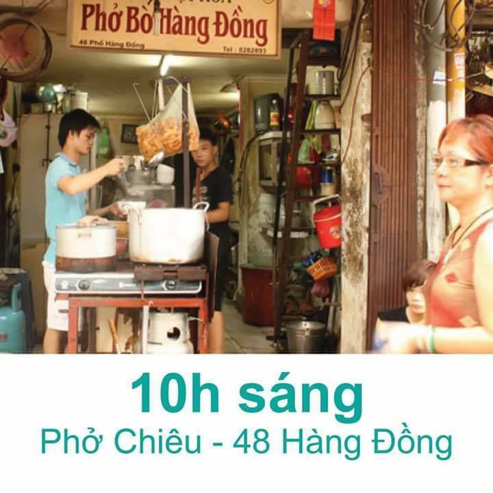Phở bò Hàng Đồng là một trong những quán phở có tiếng bậc nhất tại Hà Nội.