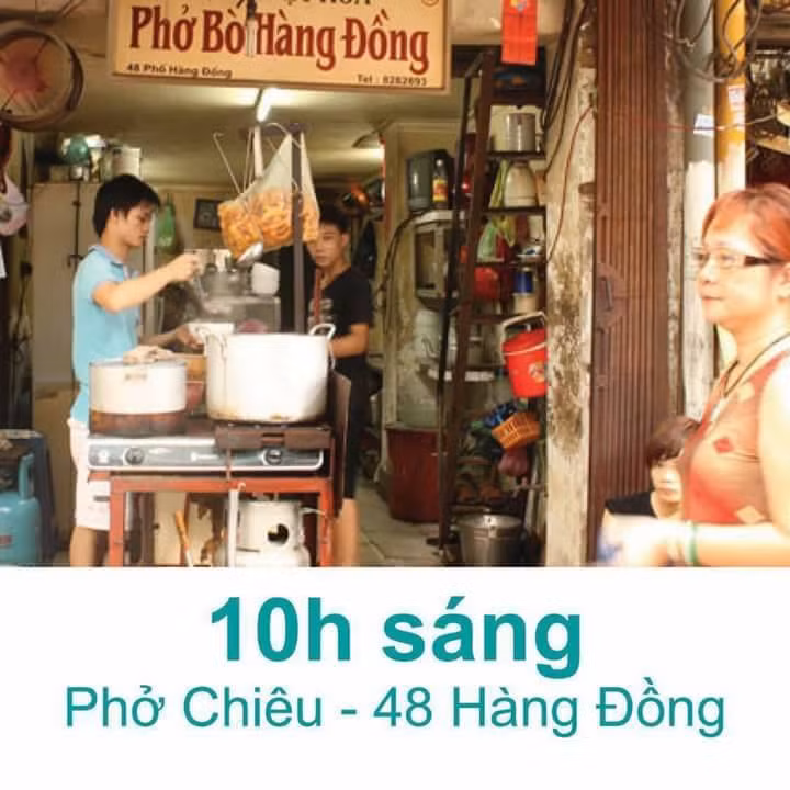 Phở bò Hàng Đồng là một trong những quán phở có tiếng bậc nhất tại Hà Nội.