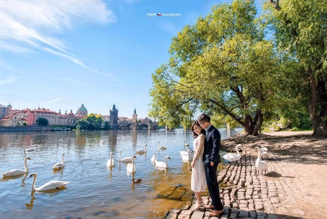 Trong khi đó, tâm sự của chú rể về bộ ảnh đặc biệt này trên Facebook cá nhân cũng gửi gắm thông điệp tình yêu đầy ý nghĩa: '26 tuổi có là quá muộn để bắt đầu những chuyến đi xa? Với chúng tôi thì không bao giờ là muộn cả. Chúng tôi vẫn hay nói chuyện theo kiểu không liên quan gì đến nhau như thế. Nhưng thật ra trong lòng hiểu nhau sâu sắc: Đi chứ, nhất định phải đi chứ! Mình vẫn trẻ mà, hãy tự tìm cơ hội cho mình.