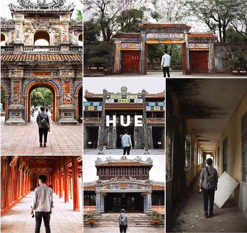 Những góc ảnh cực đẹp của Nam và Hà thực hiện tại Huế.